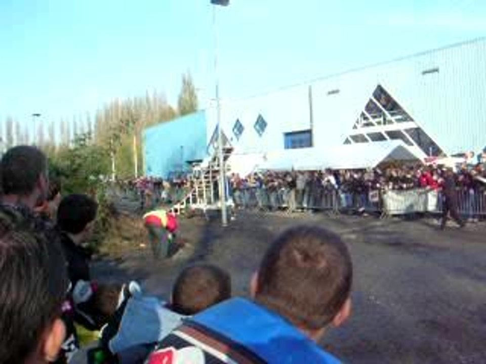 Un artiste en pleine action