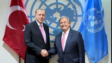 Cumhurbaşkanı Erdoğan, BM Genel Sekreteri Guterres’i Kabul Etti