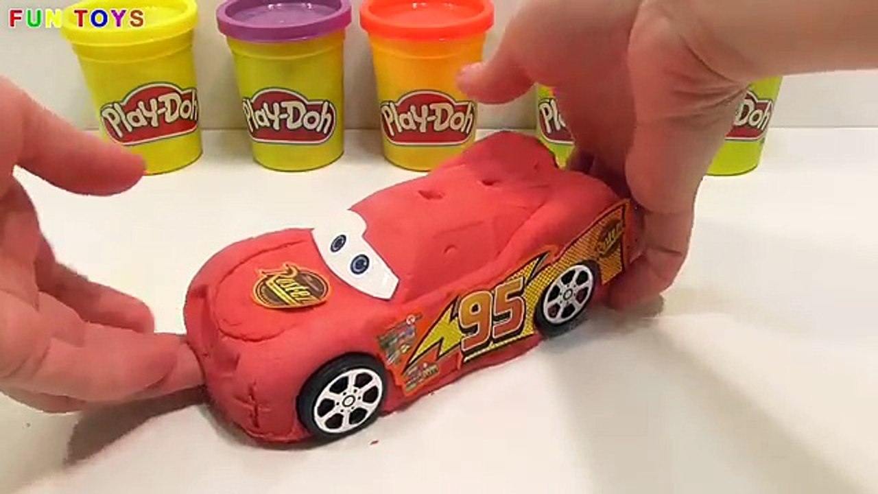 DIY How To Make Play Doh Disney Cars Lightning McQueen New Movies Сreative Modelling Play