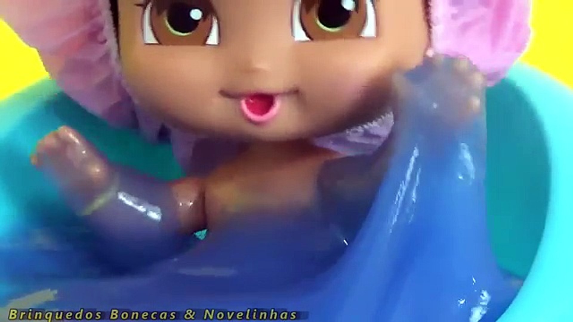 Dora Aventureira Baby toma banho de Amoeba Em Português - baby doll  bathtime – Видео Dailymotion