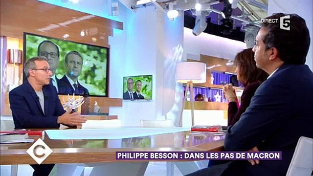 Philippe Besson raconte dans C à vous la réaction d'Emmanuel Macron après le retrait de François Hollande - Regardez