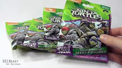 TEENAGE MUTANT NINJA TURTLES: OUT OF THE SHADOWS surprise mini-figures BLIND BAGS