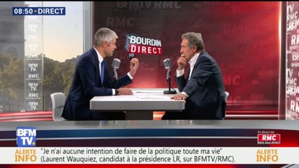 "Je n'ai aucune intention de faire de la politique toute ma vie", assure Laurent Wauquiez
