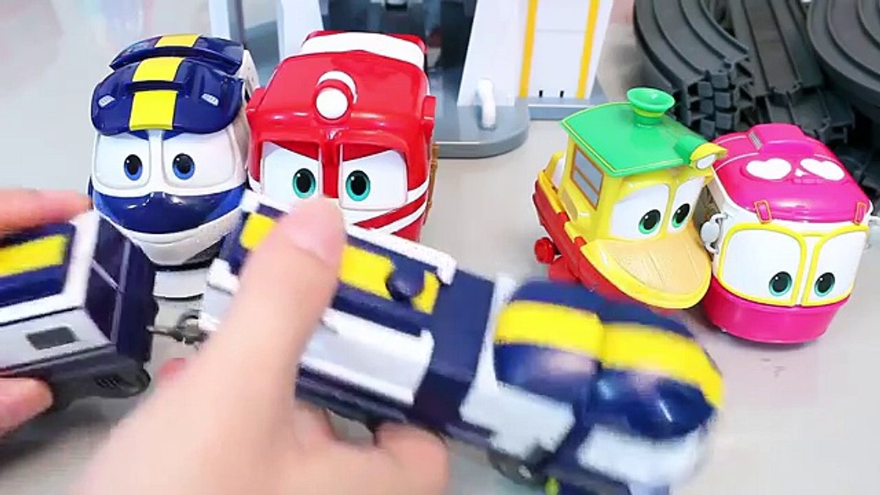 로봇트레인 기차 레일 토마스와 친구들 폴리 타요 뽀로로 장난감 Robot Train thomas and friends Toy