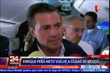 Presidente de México inicia acciones de emergencia tras terremoto