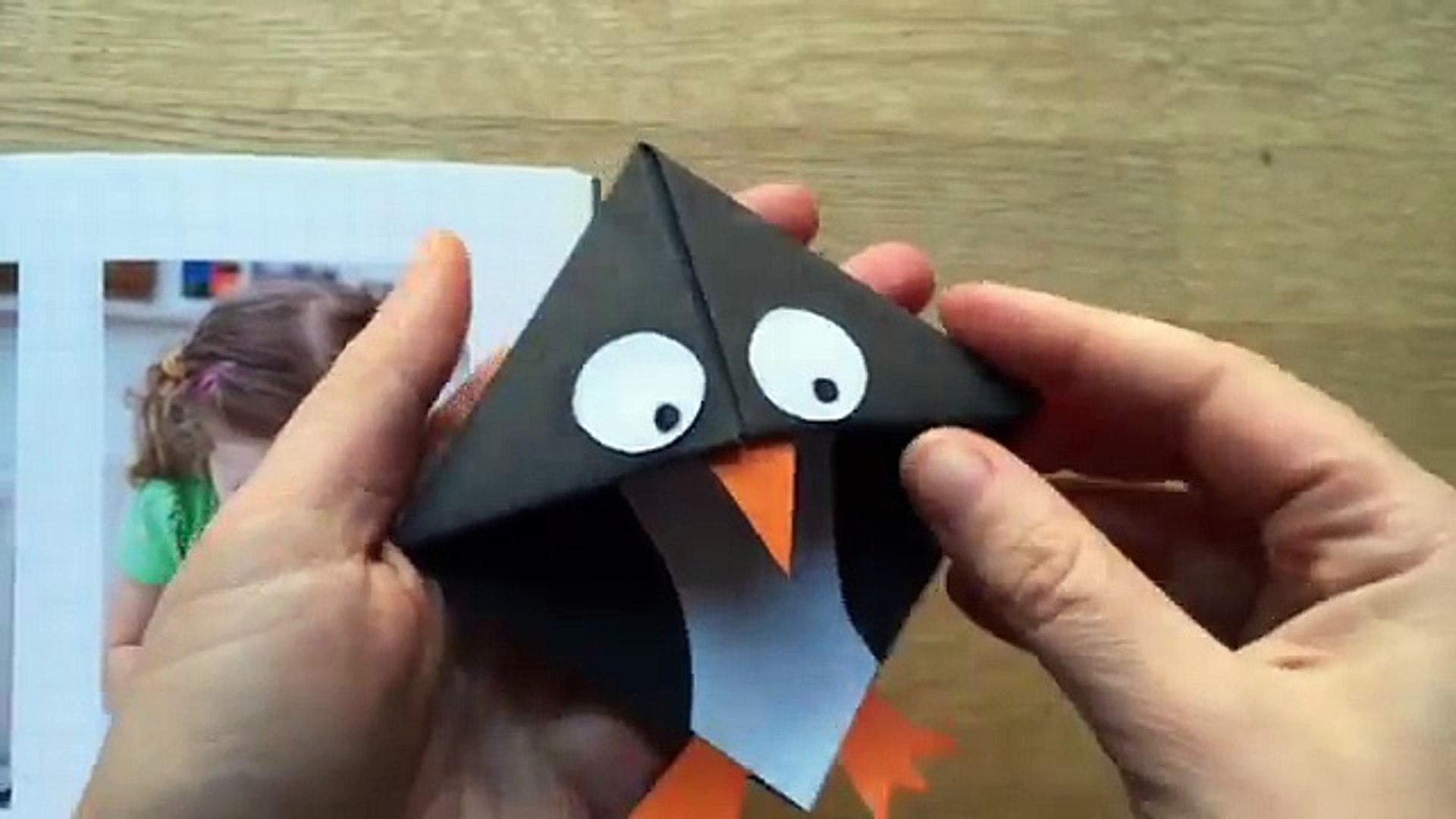 Easy Paper Penguin Corner Bookmark Crafts – Видео Dailymotion