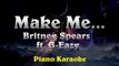 Britney Spears - Make Me ft. G-Eazy | LOWER Key Karaoke Instrumental Lyrics Cover Sing Along