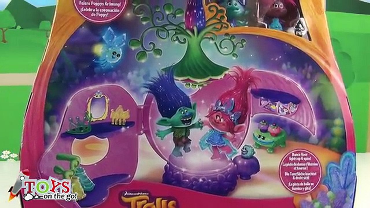 Coronación de Poppy y otros juguetes de Trolls
