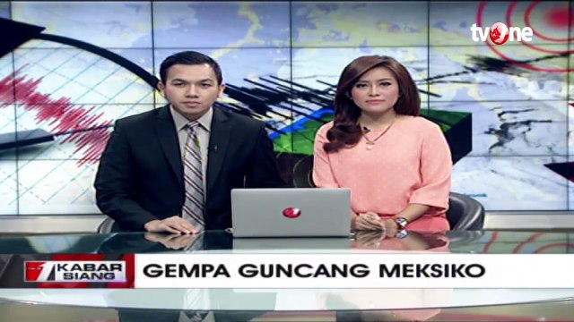Detik-detik Suasana Kepanikan Warga Saat Gempa Hebat Guncang Meksiko