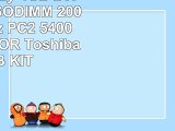 Komputerbay 4GB 2 X 2GB DDR2 SODIMM 200 pin 667Mhz PC2 5400  PC2 5300 FOR Toshiba 4
