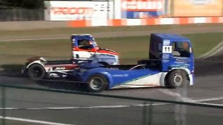 Truck race Zolder new smart & lotus cup crashes & spins