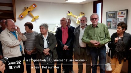 A l'exposition « Guynemer et ses avions » à Saint Pol sur Mer