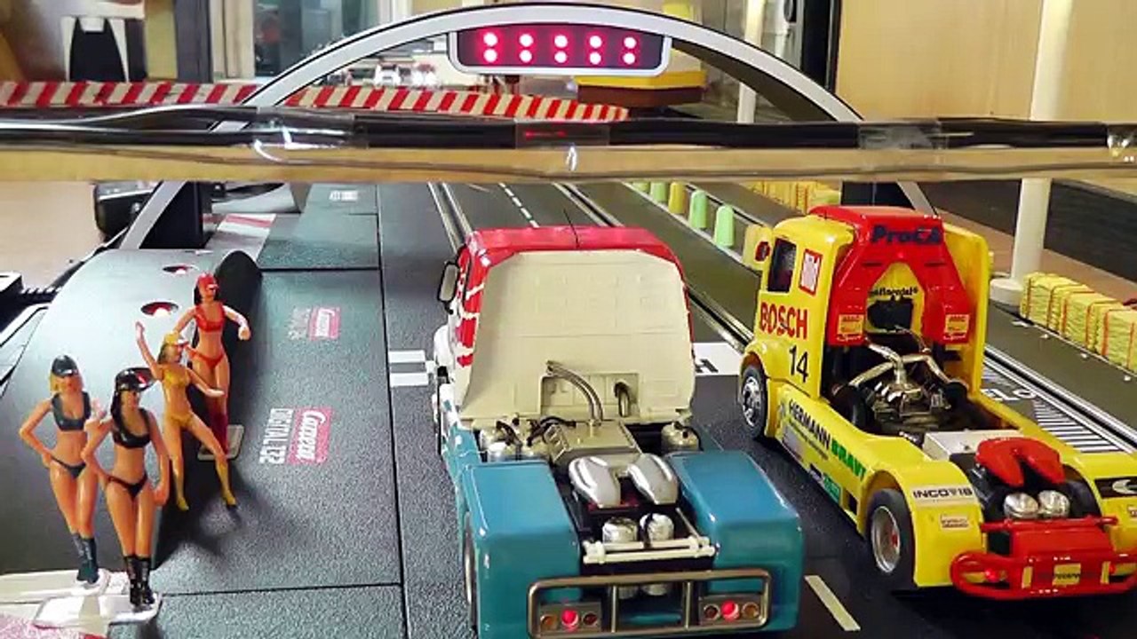 GB Super TRUCK Rennen - One Battle auf der FAST LANE Vol.2 - Carrera Bahn Digital 1:32