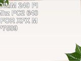 Komputerbay 4GB  2 x 2GB  DDR2 DIMM 240 PIN AM2 800Mhz PC2 6400  PC2 6300 FOR XFX