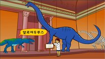 Barosaurus, heavy lizard dinosaur with English Sub ★Genikids Dinosaur