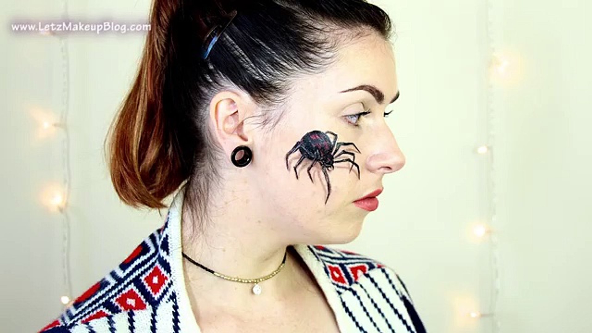 Cara Víspera de Todos los Santos maquillaje pintar realista araña 3d  tutorial 2016 – Видео Dailymotion