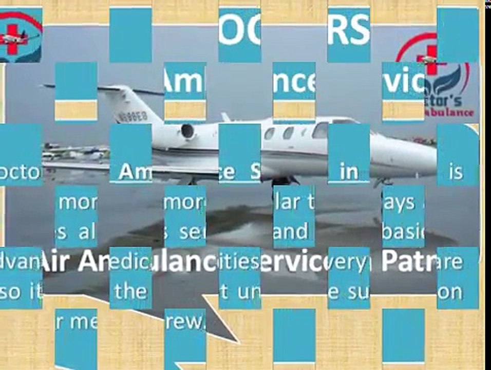 Get Emergency Air Ambulance Service in Patna with Doctors Facility
