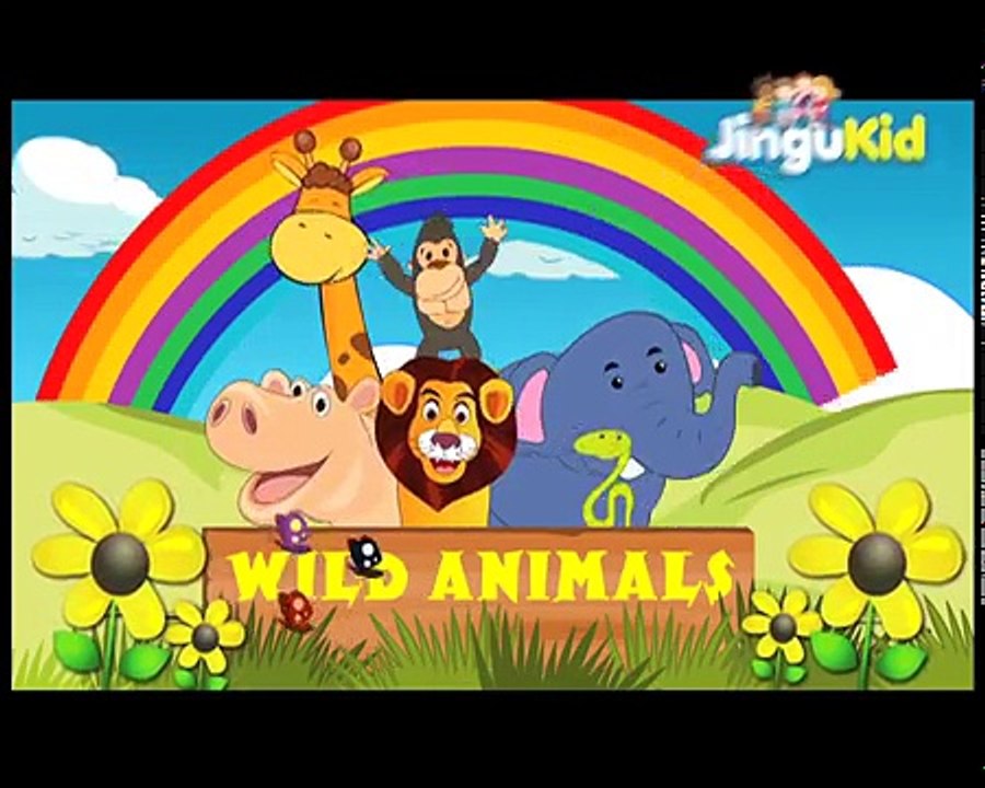 Learn About Wild Animals | Nursery Rhymes | Preschool | Kids | Kindergarten
