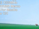 Timetec Hynix IC Apple 4GB DDR3 1333MHz PC310600 SODIMM Memory upgrade For MacBook Pro