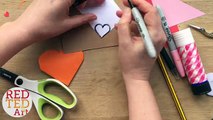 Easy Love Bug Bookmark DIY - Cute & Easy Valentines DIY - Paper DIYs
