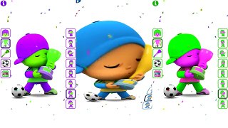 Talking Pocoyo Football Colors Reion Compilation Funny Montage 2016 HD