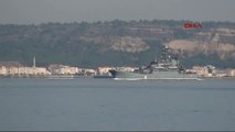 Çanakkale Rus Savaş Gemisi Azov Akdeniz'e İniyor