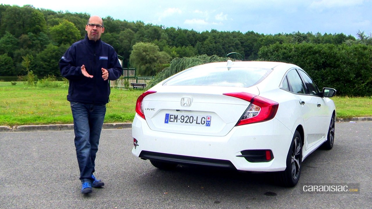 Essai - Honda Civic 4 portes : la marginale - Vidéo Dailymotion