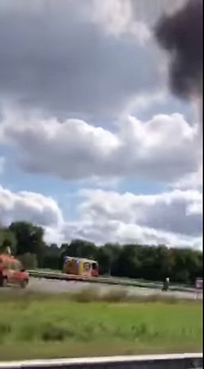 Explosion d'un camion transportant des bouteilles de gaz