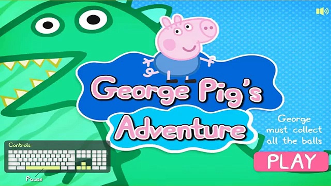 Peppa Pig George Pigs Adventure Cвинка Пеппа Приключения Джоржа сборник игр для детей видеообзор