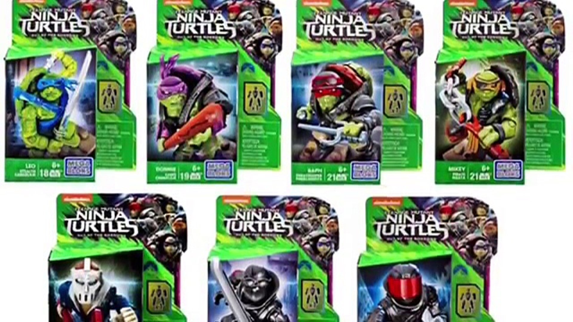 Rafa Paracaidista - Mega Bloks Tortugas Ninja (Micro Action Figures) - 動画  Dailymotion