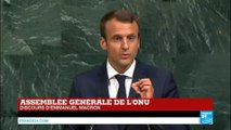 REPLAY - Discours d''Emmanuel Macron lors de l''Assemblée générale de l''ONU