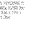 Memory Module 8GB 1066MHz DDR3 PC38500  2X4GB SODIMMs RAM for Apple MacBook Pro 15