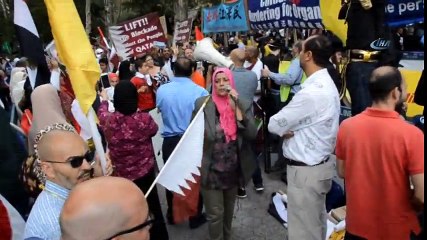 BM Genel Kurulu Karşısında Renkli Eylemler