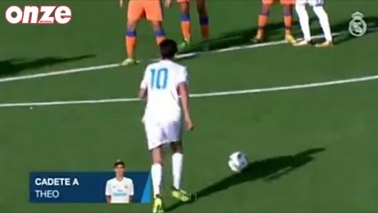 Le superbe coup-franc de Théo Zidane en U16 !