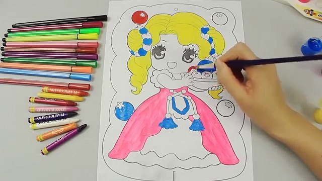 Dessin Princesse enfant artiste dessin et la peinture de la belle princesse bébé belle ✍