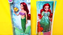 ARIEL HAS A TWIN Little Mermaid Disney Store Dolls Toys Review PRINCESS DOLL Fun Unboxing