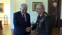 Başbakan Yıldırım Kara Kuvvetleri Komutanı Orgeneral Yaşar Güler'i Kabul Etti