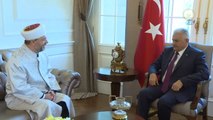 Başbakan Yıldırım Diyanet İşleri Başkanı Prof. Dr. Ali Erbaş'ı Kabul Etti