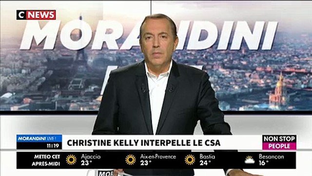 EXCLU - Le coup de gueule de Christine Kelly dans Morandini Live qui interpelle en direct le CSA - VIDEO