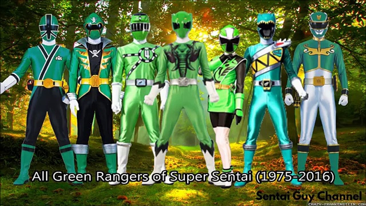 All Green Rangers of Super Sentai ( 1975 - 2016 ) – Видео Dailymotion