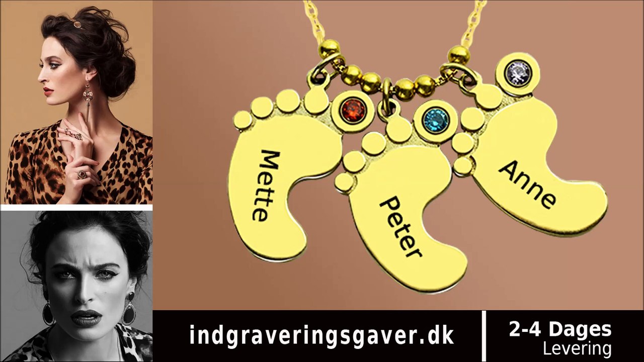 Halskæde med bogstaver