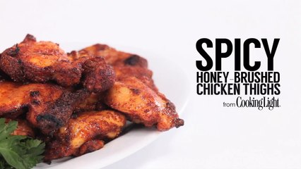 5-Star Spicy Honey-Brushed Chicken Thighs