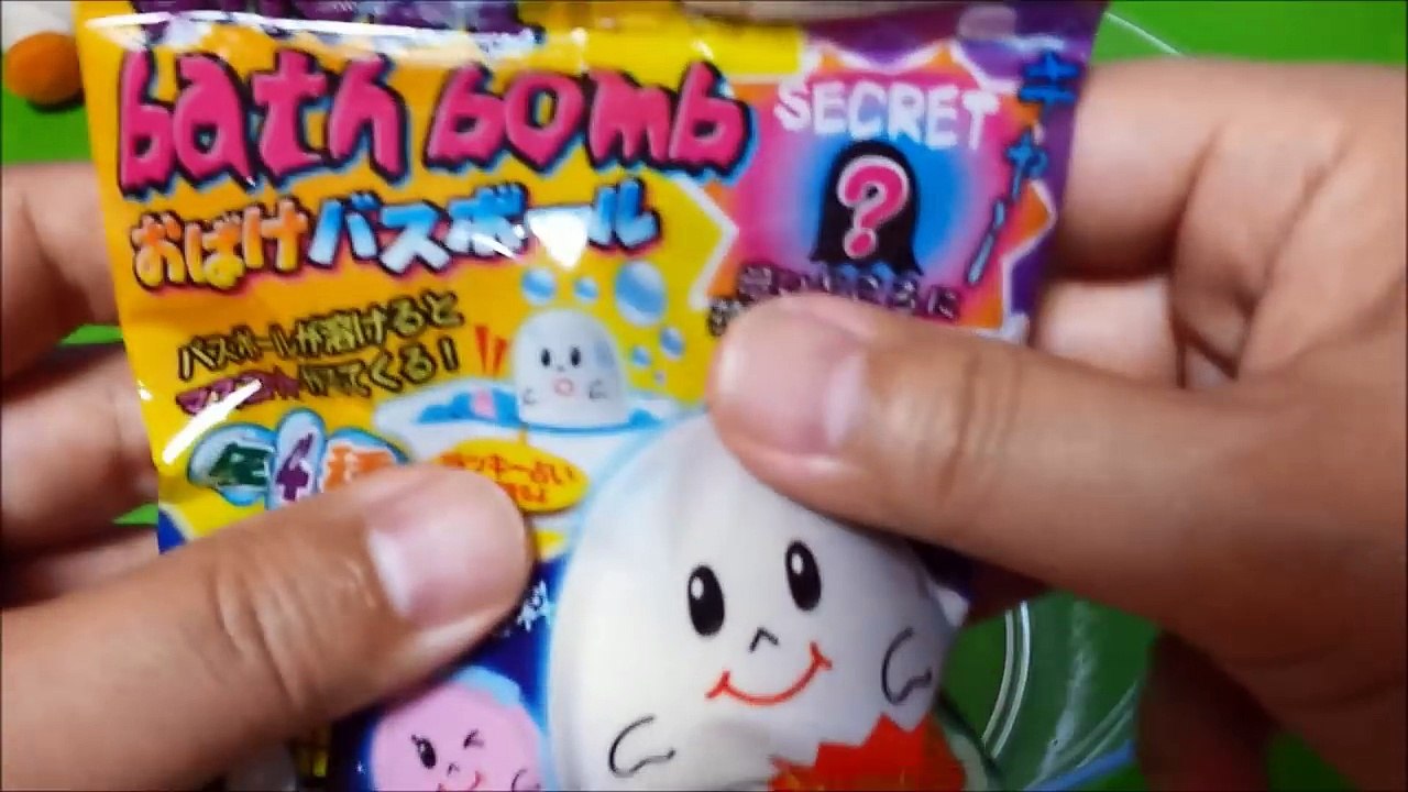 アンパンマン アニメ❤おもちゃ びっくらたまご（バスボール）ぐっすりおやすみ♪編Anpanman Toys bath bubble