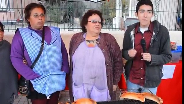 Un chien vole de la nourriture pendant une émission de TV