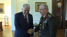 Başbakan Yıldırım Kara Kuvvetleri Komutanı Orgeneral Yaşar Güler’i Kabul Etti