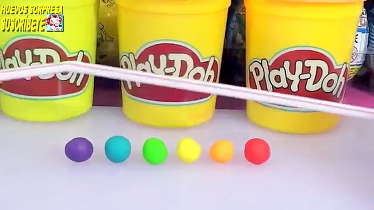play doh en español Como hacer un polo helado tornado arcoiris de plastilina de playdoh