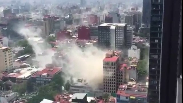 Terror en México DF: los vídeos más impactantes del terremoto