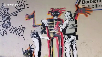 New Banksy mural appears in central London