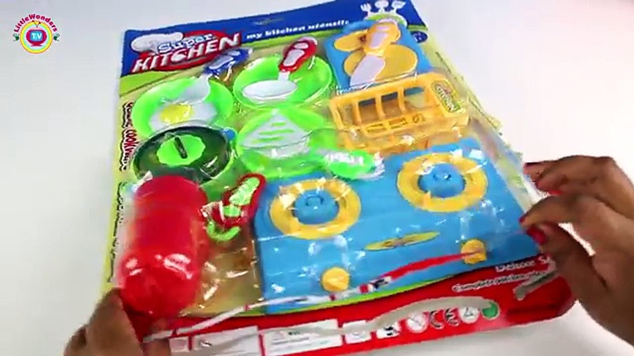 Toy Kitchen - Cooking Toy Egg, Velcro Fruit Cutting - Strawberry, Grapes, Aubergine Toy Food ASMR