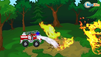 El Tractor es Amarillo y El Camión infantiles - La zona de construcción - Carritos Para Niños